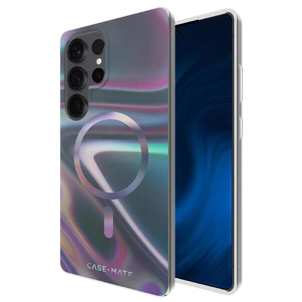 Case-Mate Soap Bubble Magnetic Case (Suits Galaxy S25 Ultra) - Iridescent