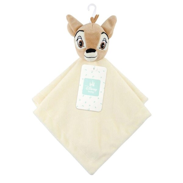 Disney Bambi Baby/Kids Polyester Plush Security Comfort Blanket 31x31cm Brown