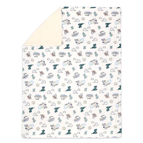 Disney Toy Story Baby/Kids Polyester Velour Stroller/Pram Blanket 76x101cm