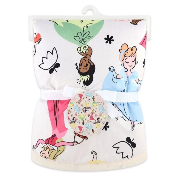 Disney Princesses Baby/Kids Polyester Travel Playmat Non-Slip 100x100cm Round