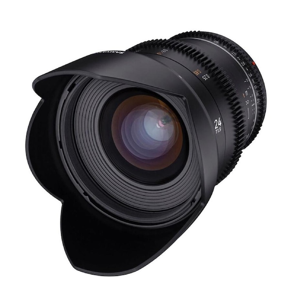 Samyang 24mm T1.5 MK2 VDSLR Photo Camera Lens For Sony FE Full Frame Black