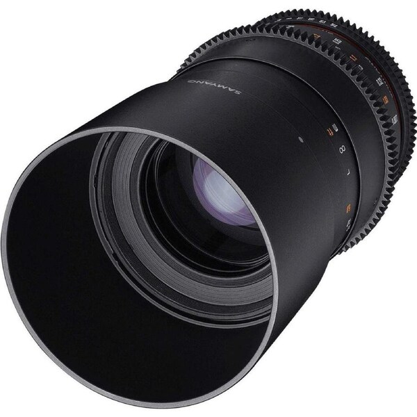 Samyang 100mm T3.1 Macro VDSLR UMC II Photo Lens For Canon EF Full Frame BLK