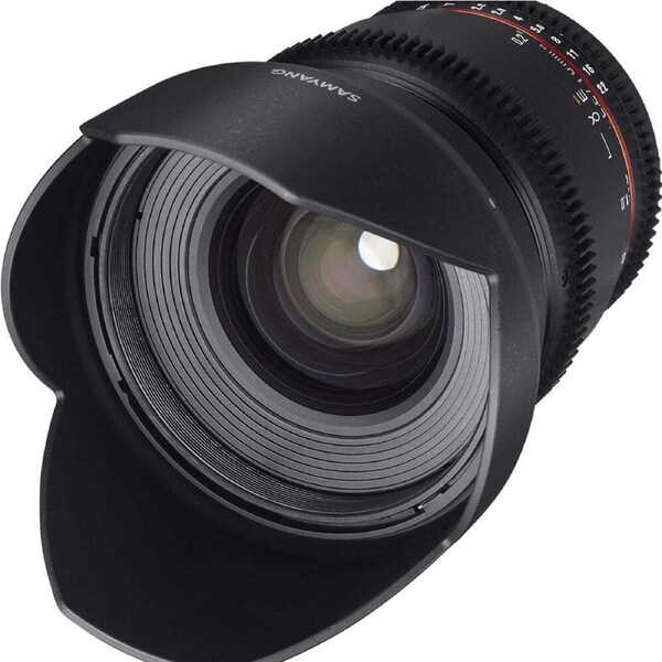 Samyang 16mm T2.2 VDSLR UMC II Photo Camera Cine Lens Sony FE APS-C Black