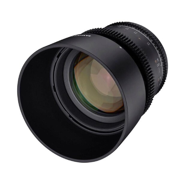Samyang 85mm T1.5 MK2 VDSLR Photo Camera Lens For Canon RF Full Frame Black