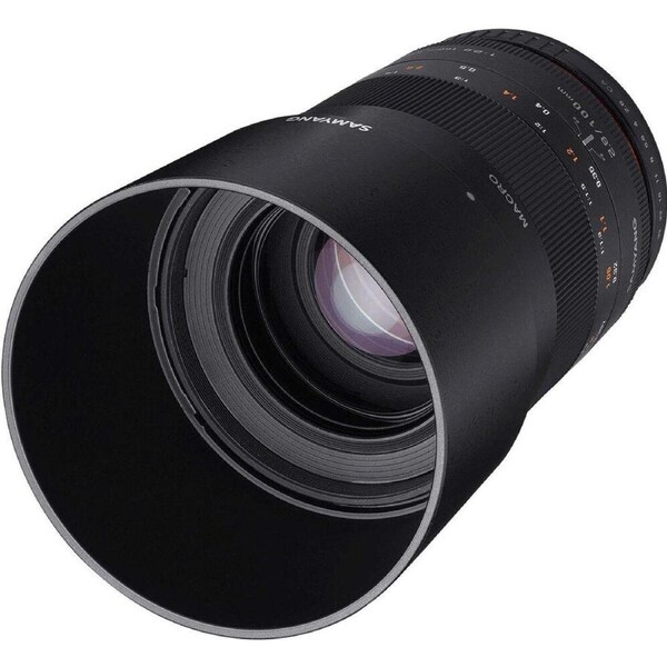 Samyang 100mm F2.8 Macro UMC II Photo Camera Lens For Fuji X Full Frame Black
