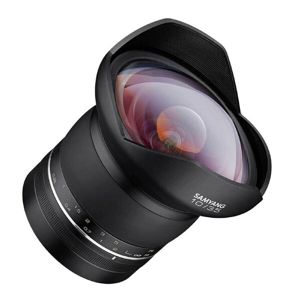 Samyang 10mm F3.5 XP Premium Camera Lens For Canon AE EF Full Frame Black