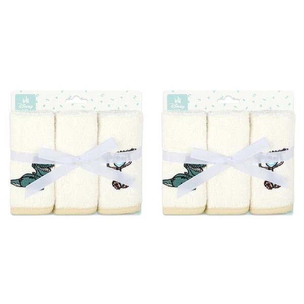 6pc Disney Toy Story Baby/Kids Cotton Bath Washers/Washcloth 25x25cm Washable