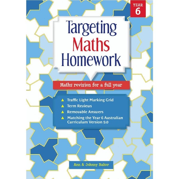 Targeting Maths Homework Student Book Year 6 (2024 Edition)