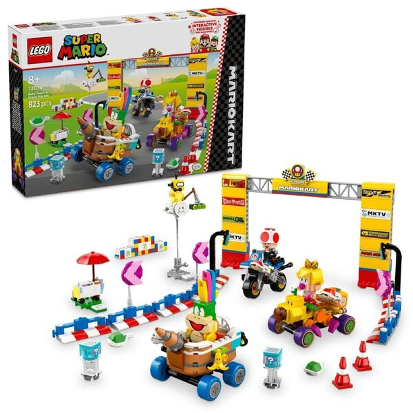 LEGO Super Mario: Mario Kart Baby Peach and Grand Prix Set (72036)