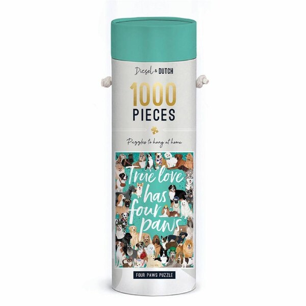 Diesel & Dutch Wall Puzzle 1000pc - Four Paws