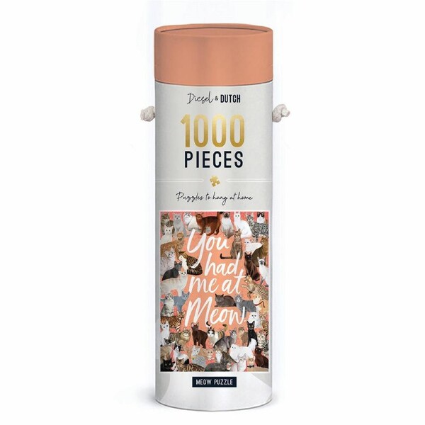 Diesel & Dutch Wall Puzzle 1000pc - Meow
