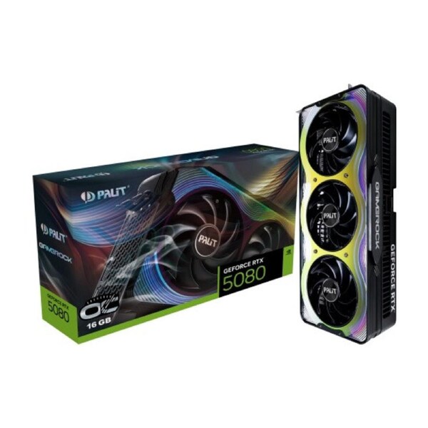 PALIT Nvidia RTX5080 RTX 5080 GAMEROCK 16GB GDDR7 256bit Graphics Video Card
