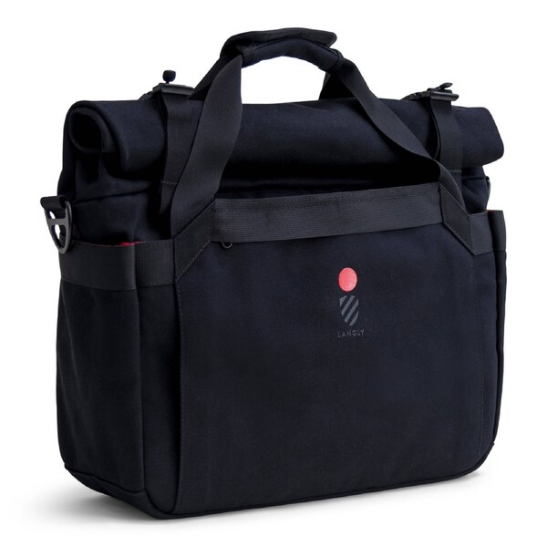 Langly x Leica Weekender Flight Bag with Camera Cube - Black