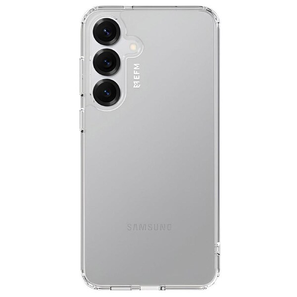EFM 3-in-1 Case Screen & Camera Lens Armour Bundle Case (Suits Galaxy S25) - Clear