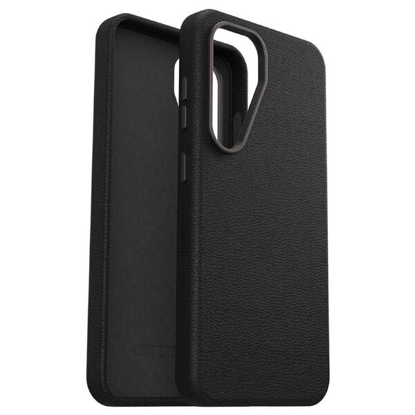 OtterBox Symmetry Cactus Leather Case (Suits Galaxy S25 Plus) - Noir Ash