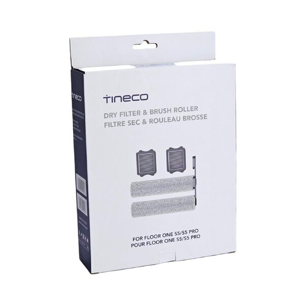 Tineco Filter & Brush Roller Set For Floor One S5 & S5 Pro Washer, Genuine