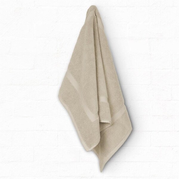 Algodon St Regis Towel Collection - Stone - Bath Mat