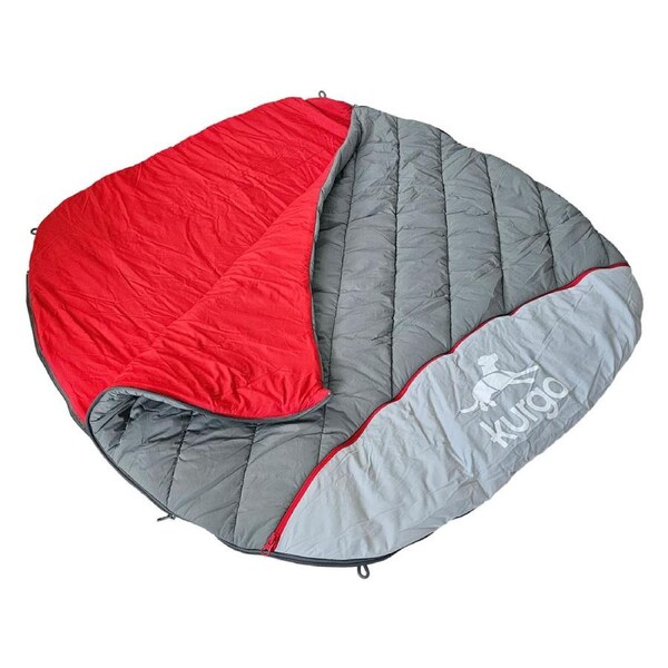 Kurgo Pup Sack 102cm Dog Sleeping Bag in Red/Charcoal