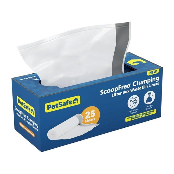 PetSafe ScoopFree Litter Box Waste Bin Liners 25 Pack