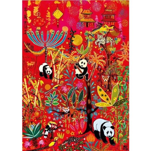 Magnolia - Pandas Puzzle 1000pc