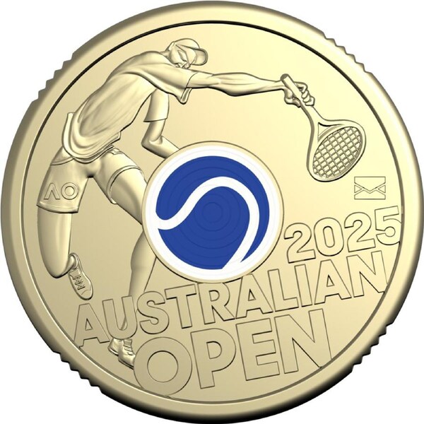 Australian Open Mens $2 Two Dollar Gold Coin 2025 Rare Limited Edition