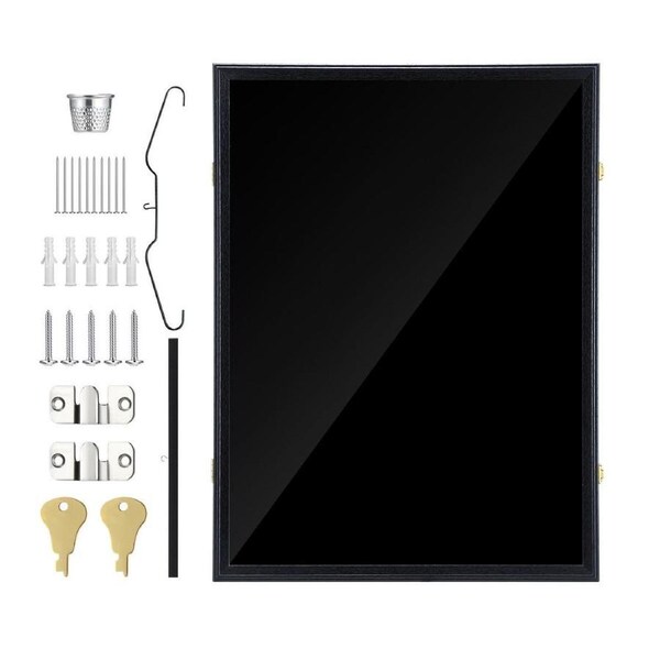 Jersey Shadow Box Frame Sports Memorabilia Display Case Wall Mounting Showcase Football Basketball Hockey Custom Shirt Framing Cabinet with Locks