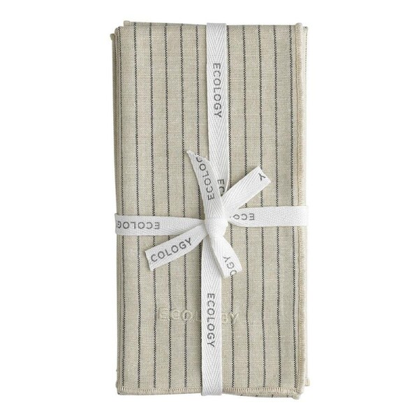 4pc Ecology Tonka Soft Cotton Table Napkins 45x45cm Home/Kitchen Table Decor