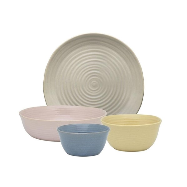 4pc Ecology Ottawa Stoneware Dinner Set Food Plate/Bowl Dining ...