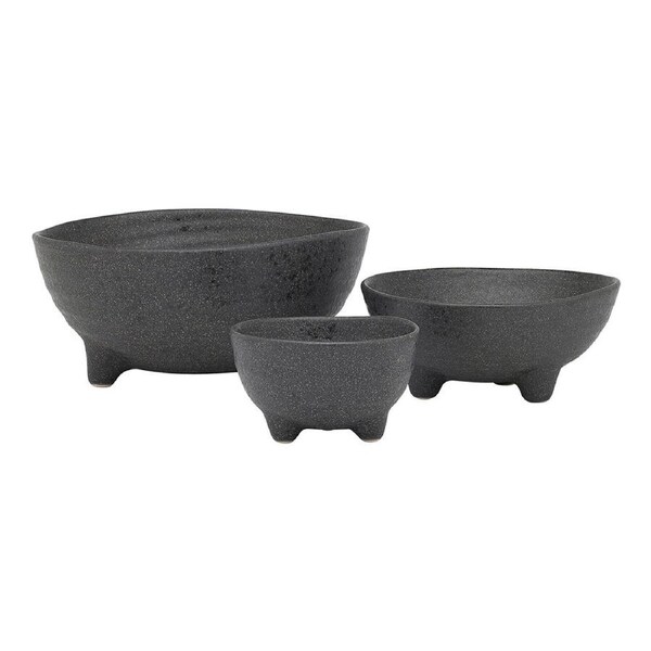 3pc Ecology Ottawa Stoneware Nesting Bowls Food/Soup Dining Tableware Stone