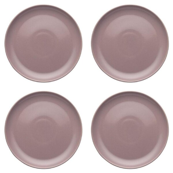 4PK Ecology Element Stoneware Dinner Plate Serving Dish Tableware 26.5cm Lilac