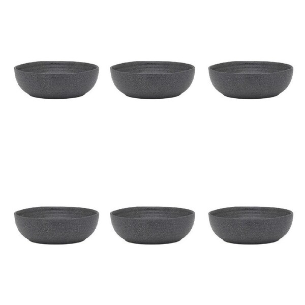 6PK Ecology Ottawa Stoneware Cereal Bowl Breakfast Dish Tableware 15.5cm Stone