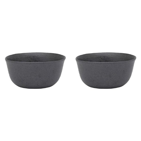 2PK Ecology Ottawa Stoneware Laksa Bowl Food/Soup Serving Tableware 20cm Stone