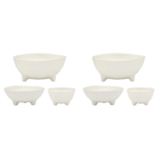 6pc Ecology Ottawa Stoneware Nesting Bowls Food/Soup Dining Tableware Calico