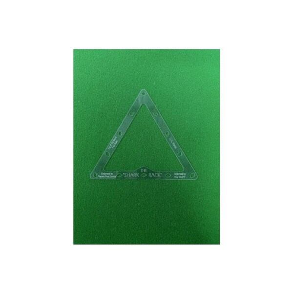The Shark Rack Sheet for 2 inch (50.8mm) Pool Snooker Billiard Balls