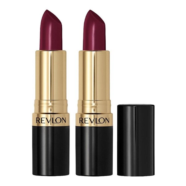 Revlon Super Lustrous Lipstick 4.2g 477 BLACK CHERRY - 2 pack