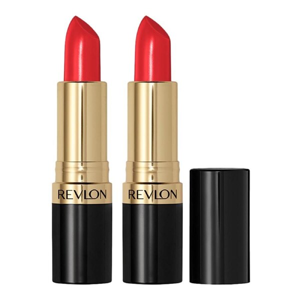 Revlon Super Lustrous Lipstick 4.2g 725 LOVE THAT RED - 2 pack