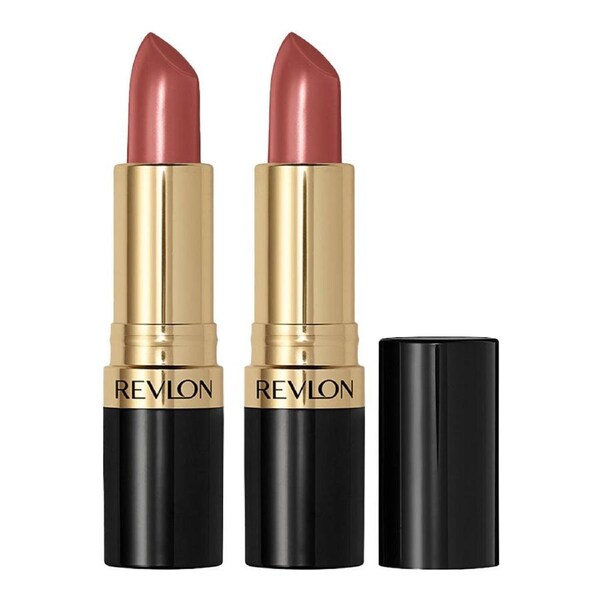 Revlon Super Lustrous Lipstick 4.2g 130 ROSE VELVET - 2 pack