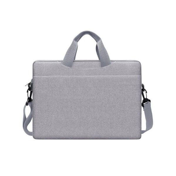 BOOC Laptop Bag with Handle/ Body Strap 15-inch Portable Laptop Bag - Grey