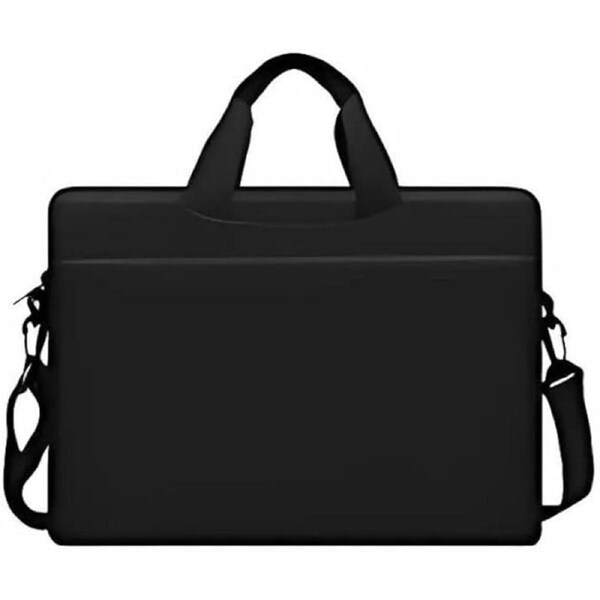 BOOC Laptop Bag with Handle/ Body Strap 15-inch Portable Laptop Bag - Black