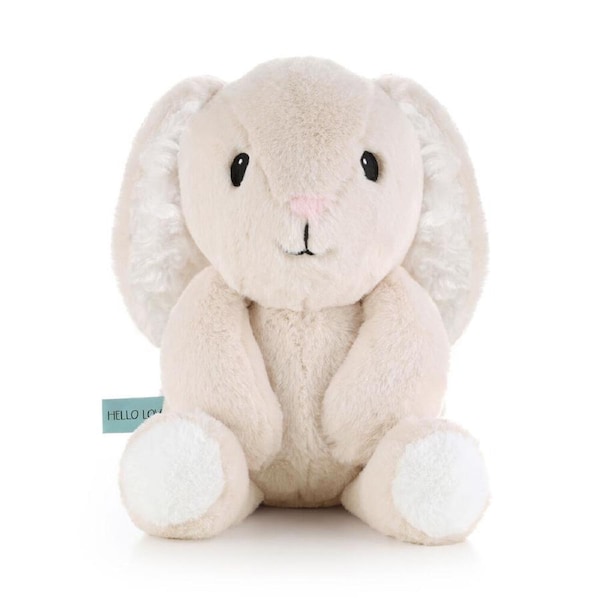 The Peanutshell Bunny Rabbit Plush Soft Stuffed Animal Toy Pink Fluffy 0y+