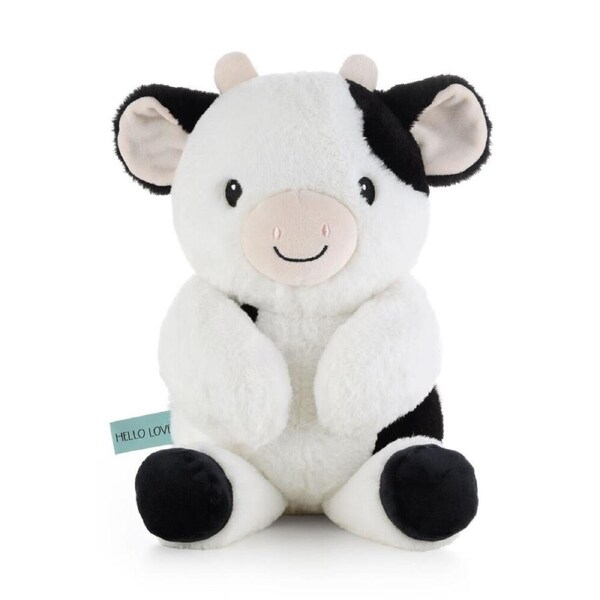 The Peanutshell Baby/Infant Cow Plush Soft Stuffed Animal Toy Clover 0y+