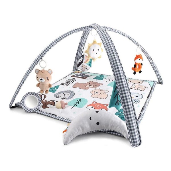 The Peanutshell Woodland 7-in-1 Baby/Infant Fun Activity Gym & Play Mat 0y+