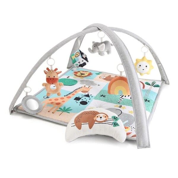 The Peanutshell Safari 123 7-in-1 Baby/Infant Fun Activity Gym & Play Mat 0y+