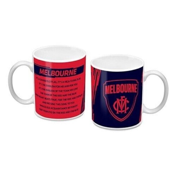 AFL Coffee Mug - Melbourne Demons - Team Song - Cup