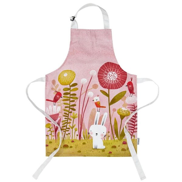 Ashdene Playful Bunnies Kids/Child Cooking/Crafting Adjustable Apron 40x55cm
