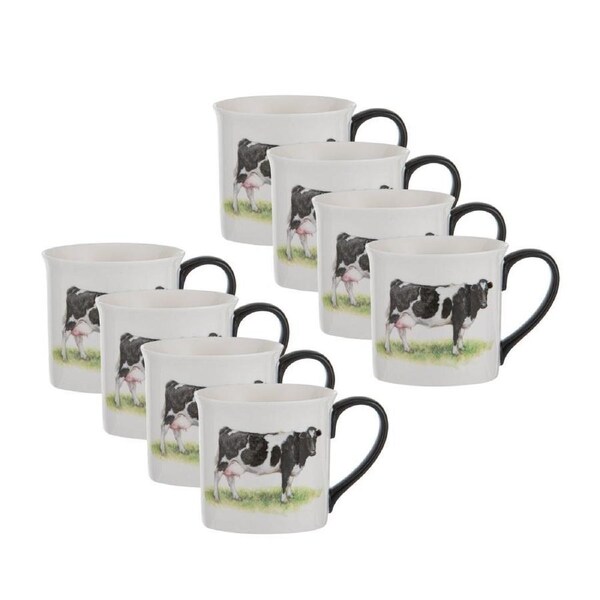 8PK Ashdene Meet The Girls Wide Flare Drinking Coffee/Tea Mug Serveware 11.5x9cm