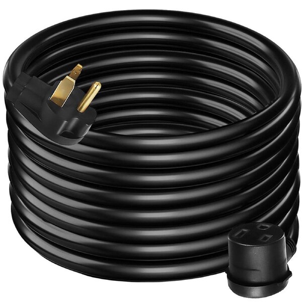 Welding Extension Cord 50ft MIG TIG Plasma Welding Cord 30A Extension Cord for Portable Welders(30A 10AWG)