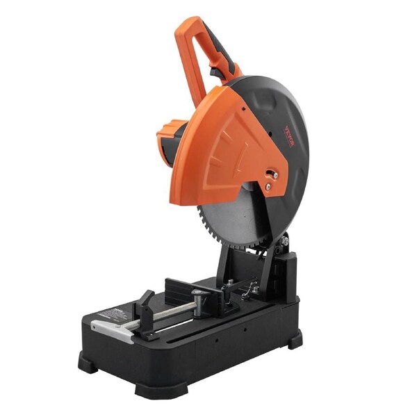 Chop Saw, 14"/355mm Blade Diameter Cut Off Saw, 2800W 1200RPM Steel Cutting Machine, 0-45° Adjustable Dry Cut Chop Saw, Miter Saw for Cutting Metal Cold Cut Saw for