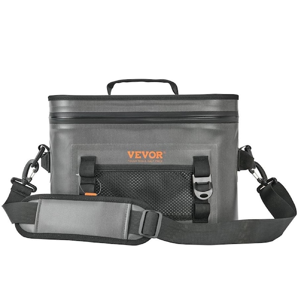 Soft Cooler Bag, 16 Cans Soft Sided Cooler Bag Leakproof with Zipper, Waterproof Soft Cooler Insulated Bag, Lightweight & Portable Collapsible Cooler for Beach, Hiking, Picnic, Camping,