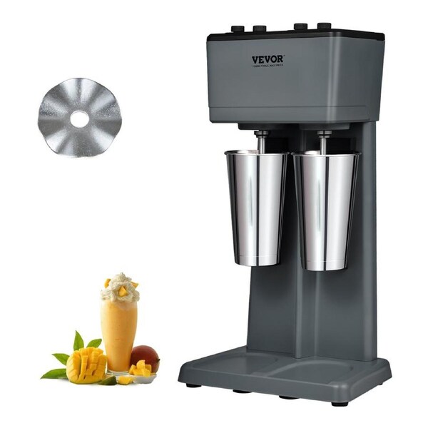 Milkshake Maker Mixer Machine Double Head Stainless Steel Drink Blender